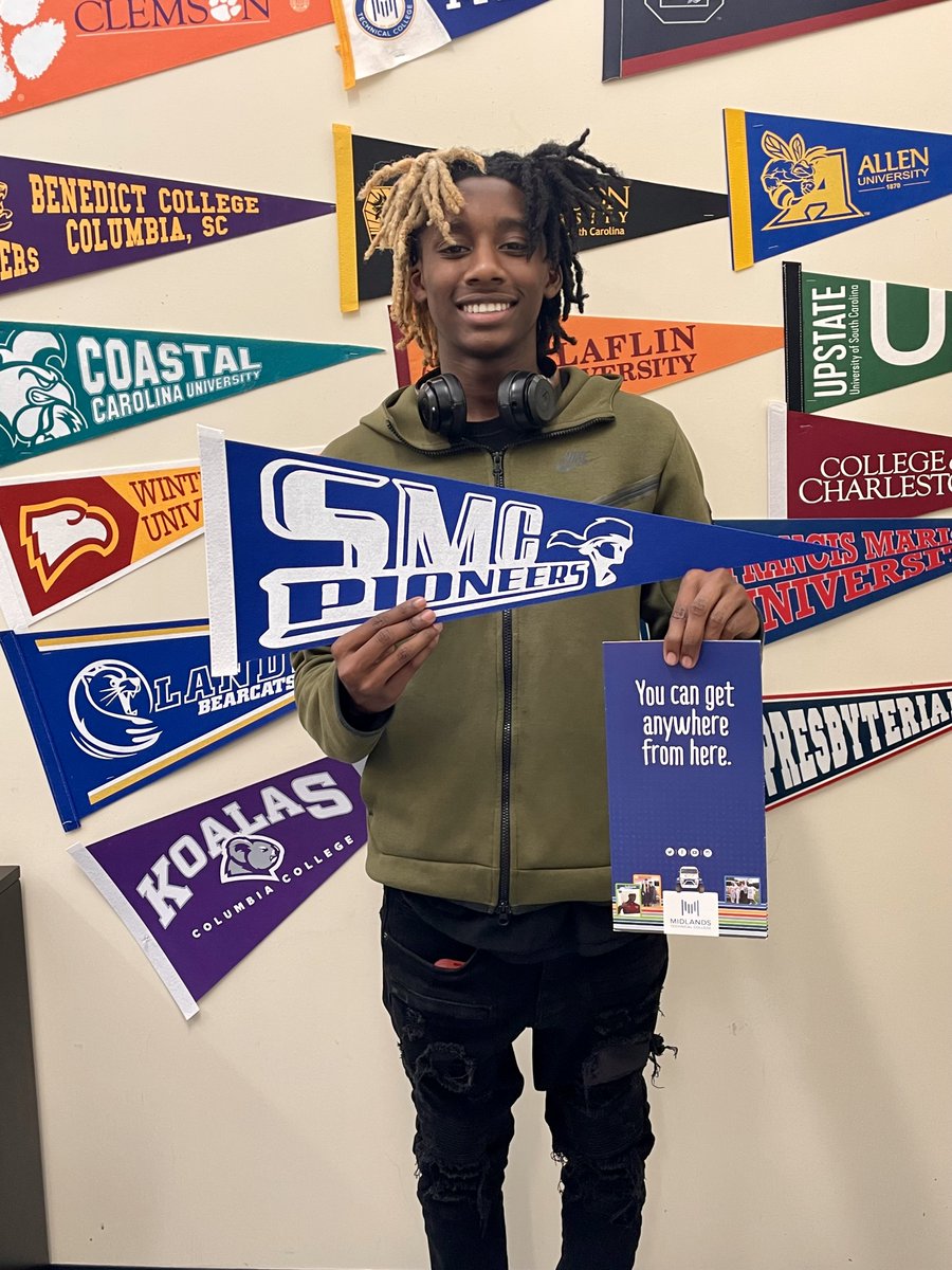 Congratulations and success wishes Tyler @RNECavaliers acceptance @MidlandsTech @SMCSC! Tyler’s career interest is the #STEM field.  #whatsgoodrne #thisiswhoweare