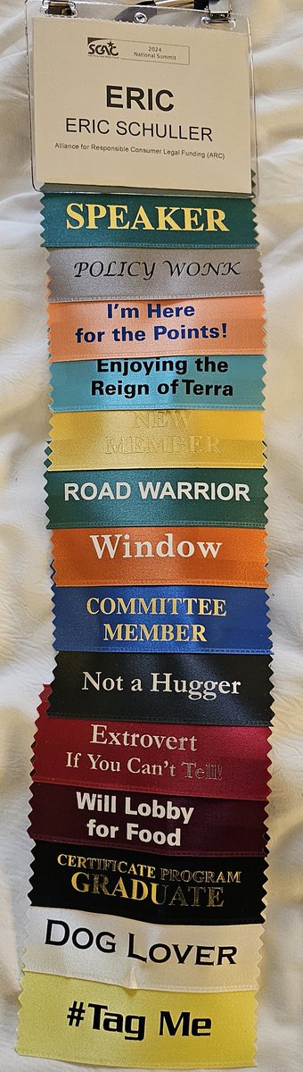 Eric_Schuller's tweet photo. Here in Dallas attending @SGACNews #NS2014. Check out my ribbons 😁 https://t.co/z1733Pv56k