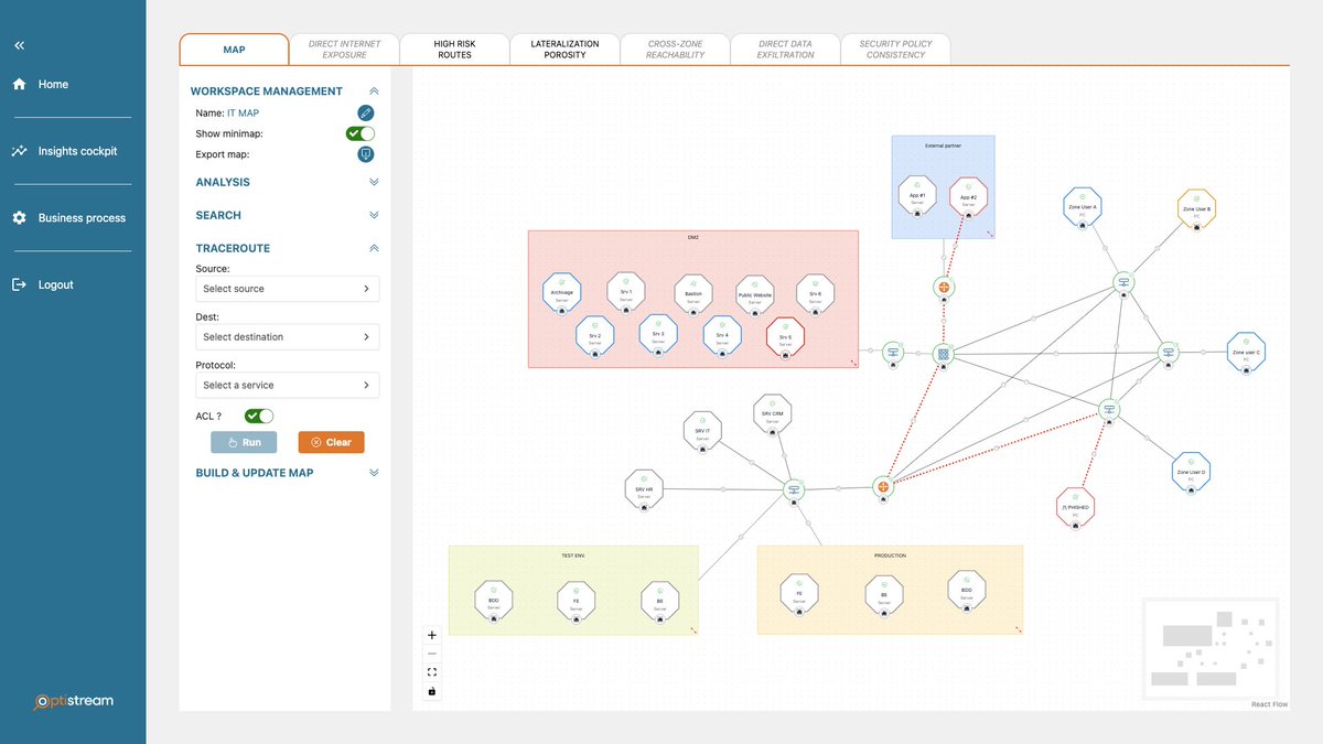 Big news today!

We are thrilled to launch Optistream NetTwin!
Result of months of R&D, this groundbreaking solution offers intelligent network maps to secure hybrid infrastructure (inc. AWS). (1/3)
#cybersecurity #network #OT #cloudsecurity