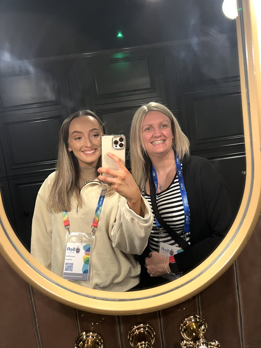 itsLauraAllison's tweet photo. Our first ADC! #ADC2024 @SCoRMembers @emma_murds https://t.co/Z7qI5YU8V1