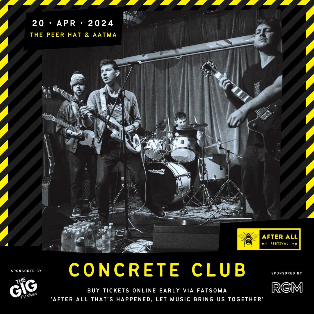 After All Festival 2024 NEWS!

Unfortunately, our friends, The Baboon Room have had to drop out, due to unforeseen circumstances.

Luckily for you we’ve got a fantastic replacement!

@concreteclubmcr will be joining us in their place!