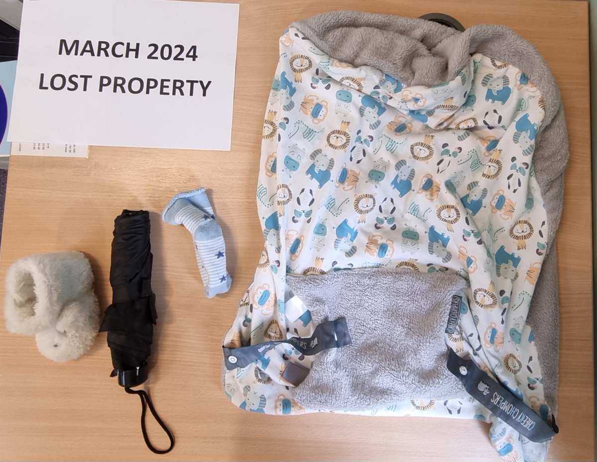 Hi everyone! This is all out remaining uncollected lost property from March. If you recognise anything as yours, please let us know.