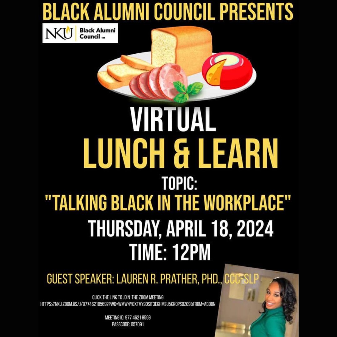 Block out your calendar for our Lunch &amp; Learn on Thursday, April 18, at 12pm
fb.me/e/2Q2MVaFNq
#TalkingBlackInTheWorkplace
