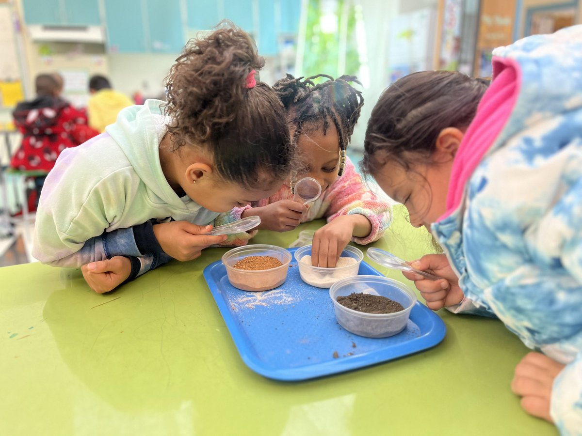 Our first graders are observing soils around our school campus and conducting some serious experiments to decide which soil is best for planting a garden <a href="/MECME_School/">MillbrookElem</a>