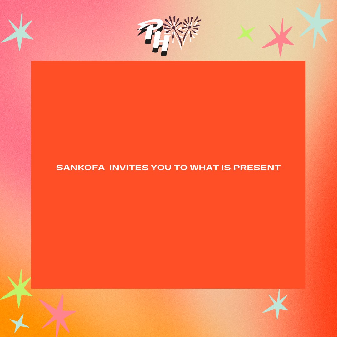 Tonight at 6pm via Zoom! Join us at Power Hour with guest speaker Sankofa.