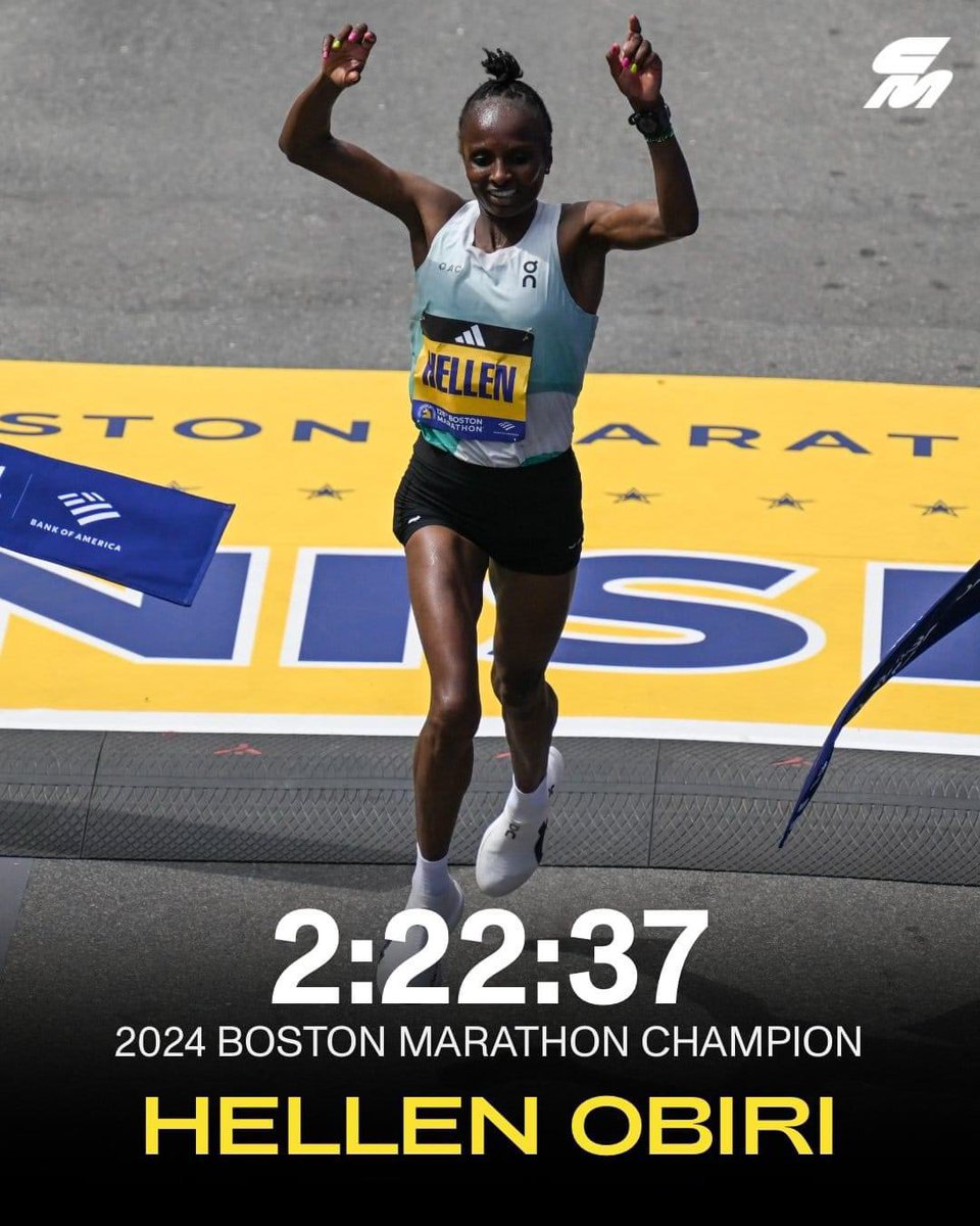 Congratulations to Hellen Obiri 🇰🇪 for successfully defending her Boston Marathon title with an impressive time of 2:22:37, followed closely by Sharon Lokedi and Edna Kiplagat, who secured second and third place with times of 2:22:45 and 2:23:21 respectively. Hats off to the