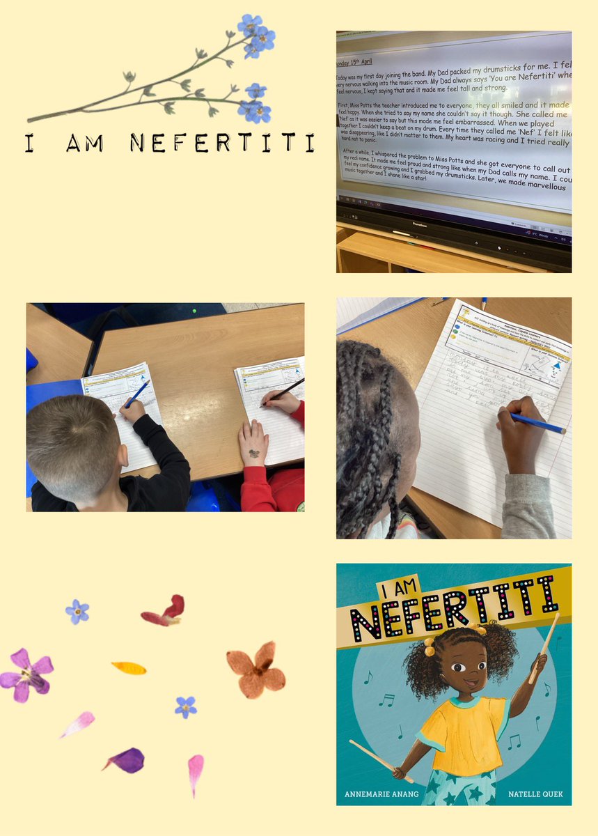 Today we used our #empathy skills and put ourselves in Nefertiti’s shoes to begin writing diary entries from her perspective 📝 We started with hot seating which allowed us to connect and understand her emotions, thoughts and experiences ❤️@AnnemarieAnang @EmpathyLabUK
