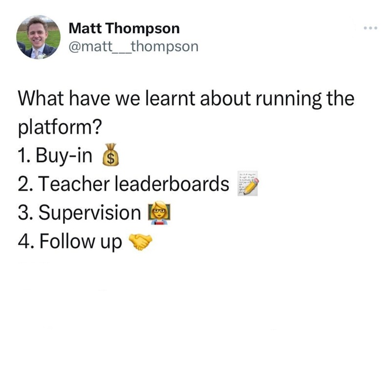 up_learn's tweet photo. Mock results are a wake-up call, not a final verdict. Join 680+ schools using the UK’s most effective learning experience to bridge the attainment gap.

Swipe to see how one MAT leader implemented Up Learn to transform results.