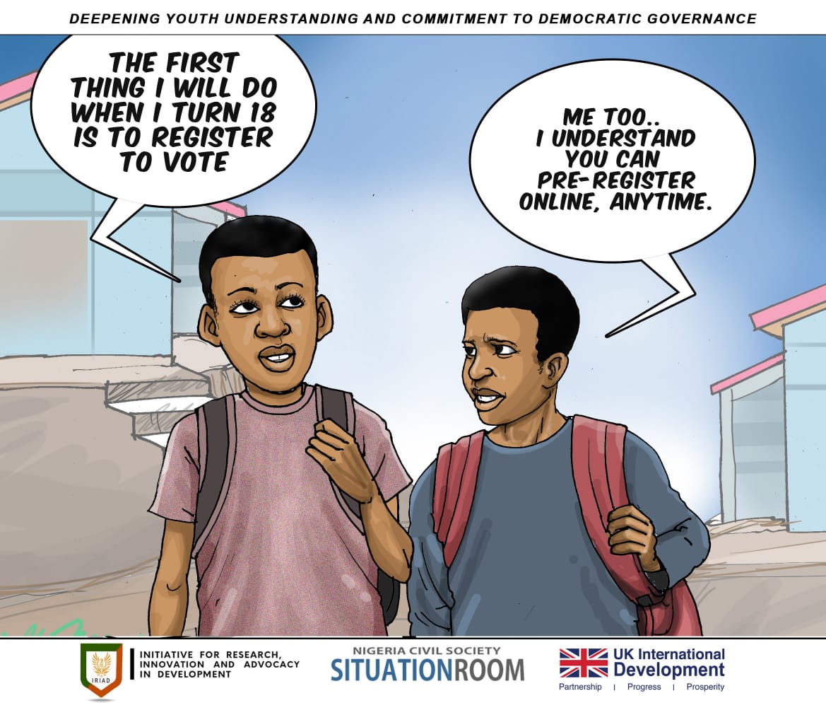 ElectoralHub's tweet photo. #IRIADForDemocraticGovernance
#PromotingGovernanceKnowledge
#DeepeningCivicAwarenessAndEngagement
#GovernanceAndAccountability
#ActiveCitizenship
#EmpowerYouthForDemocraticGovernance
#YouthForLocalGovernance

@SituationRoomNg  @Matthewbycredo @UKinNigeria https://t.co/Gm83emcnHX