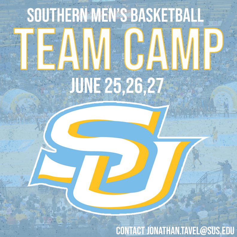 🚨Calling all High Schools 🚨 We want to see you on the Bluff this June❗️Use the link below to sign up for 1, 2 or all 3 dates. Contact: jonathan.tavel@sus.edu or @jtavel1 with any questions register.ryzer.com/camp.cfm?id=26…