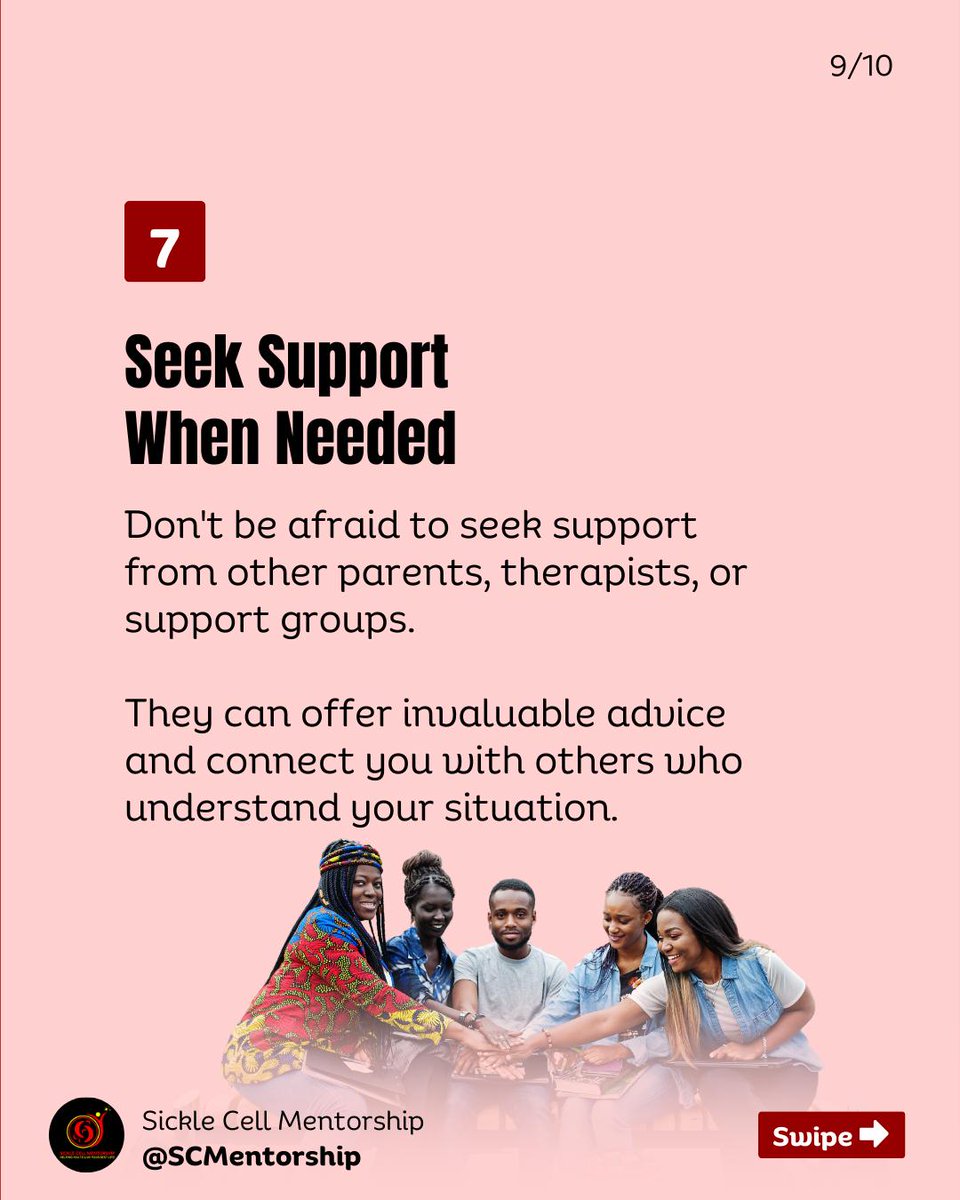 7. Don't be afraid to Seek Support 

#YouAreNotAlone
#AskForHelp