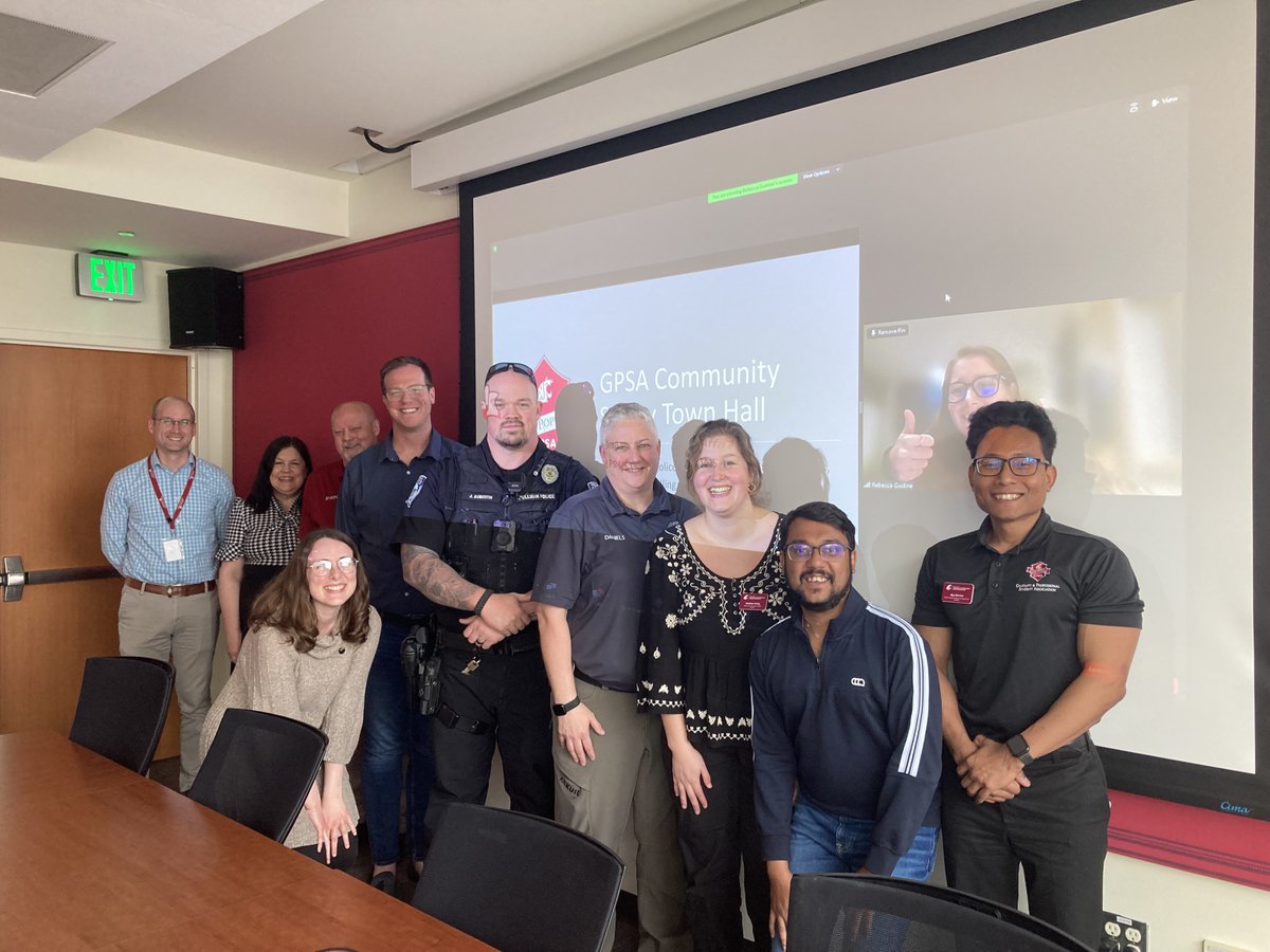 Last week GPSA hosted a Community Safety Town Hall Panel with Pullman Police, WSU Police, Student Affairs, and CAPS. We gained such great insight and had a wonderful conversation. Thank you to all of those who came out. #WSU #GoCougs #campussafety