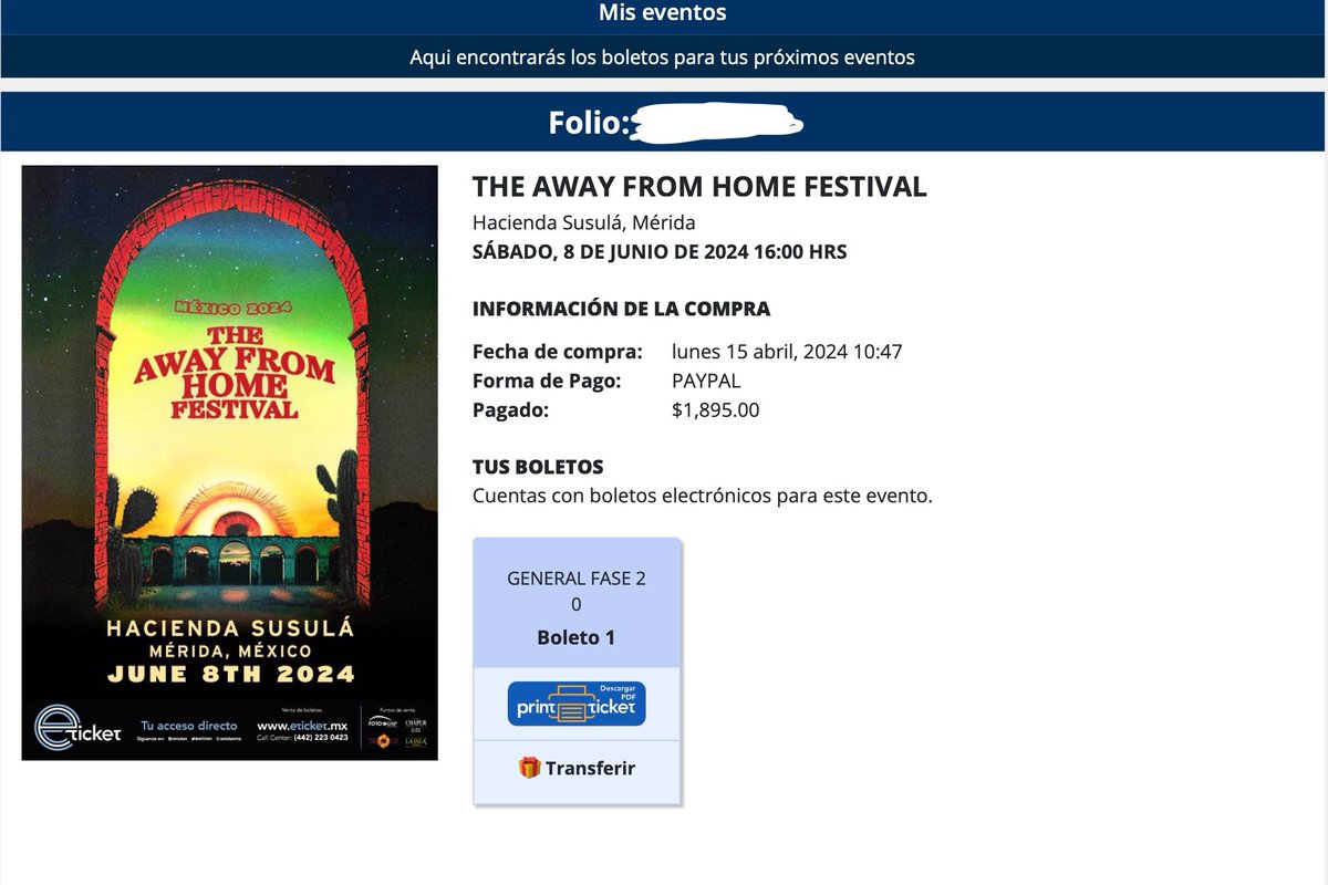 ⓘ Este usuario irá al Away From Home Festival 2024