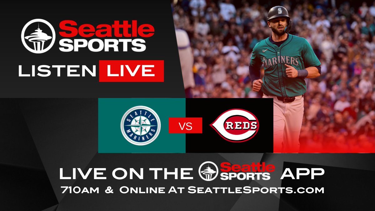 The @Mariners & @Reds continue their series next on @SeattleSports and the Global Credit Union (@global_cu) #Mariners Radio Network. Stream live in WA, OR, ID, MT, AK & BC on the @SeattleSports App: bit.ly/710apps