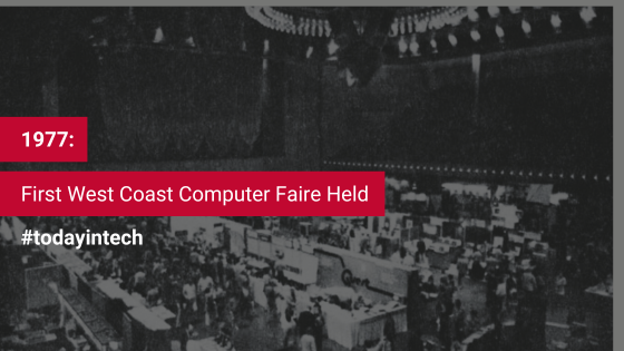 netterrain's tweet image. #OnThisDayInTech in 1977, the inaugural West Coast Computer Faire was held. It introduced groundbreaking technology; the #AppleII was showcased here. 

 #TechHistory #SteveJobs #SteveWozniak #WestCoastComputerFaire #SanFrancisco #VintageTech  #siliconvalley @Apple