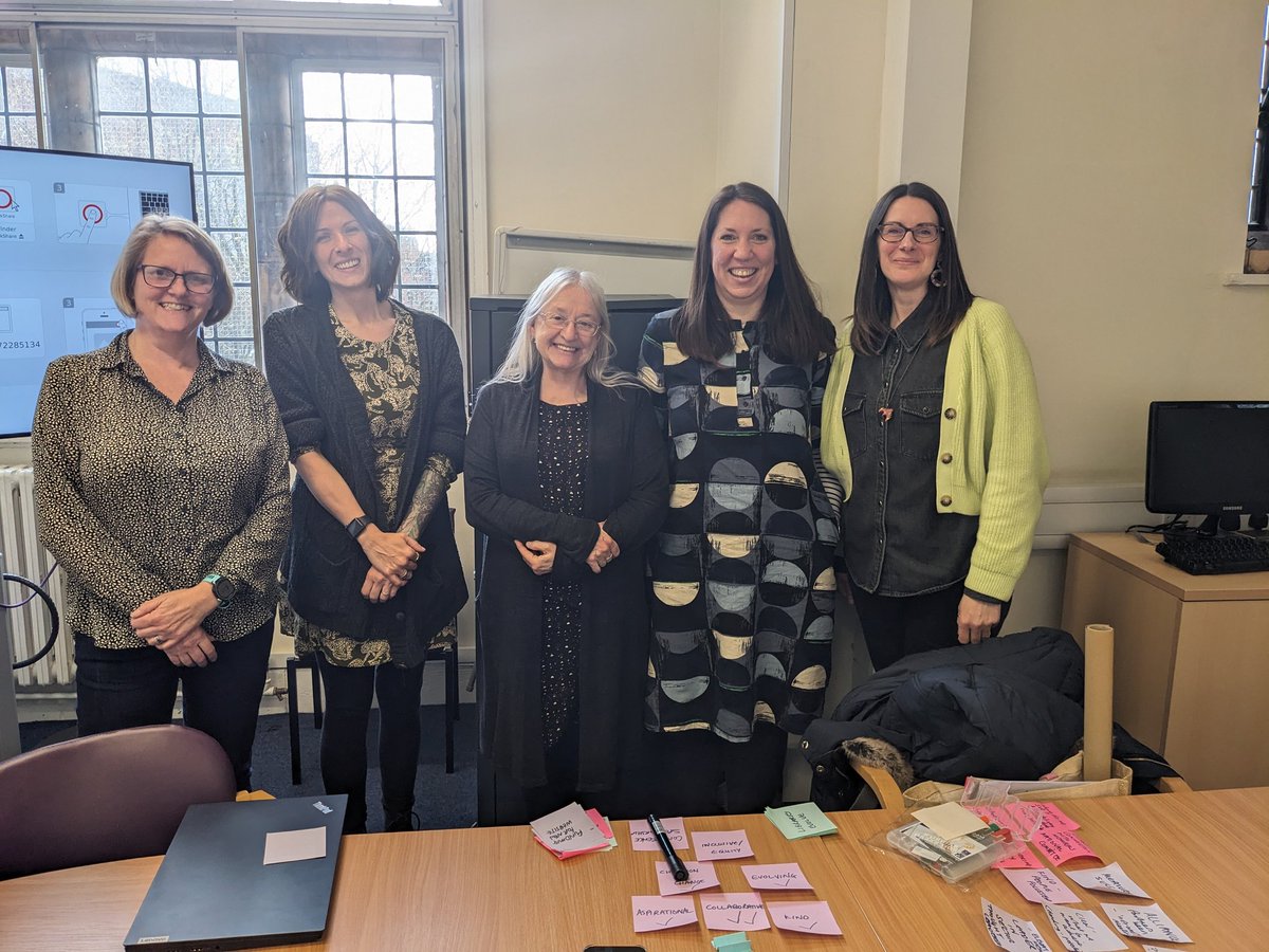 ASCELUK's tweet photo. The ASCEL team had a get together! 🤗 So great to see each other in person to plan and prepare for the year ahead. Thanks @WolvesLibraries for having us! @TabisW @LucyBanksBooks https://t.co/so1etxeXcn