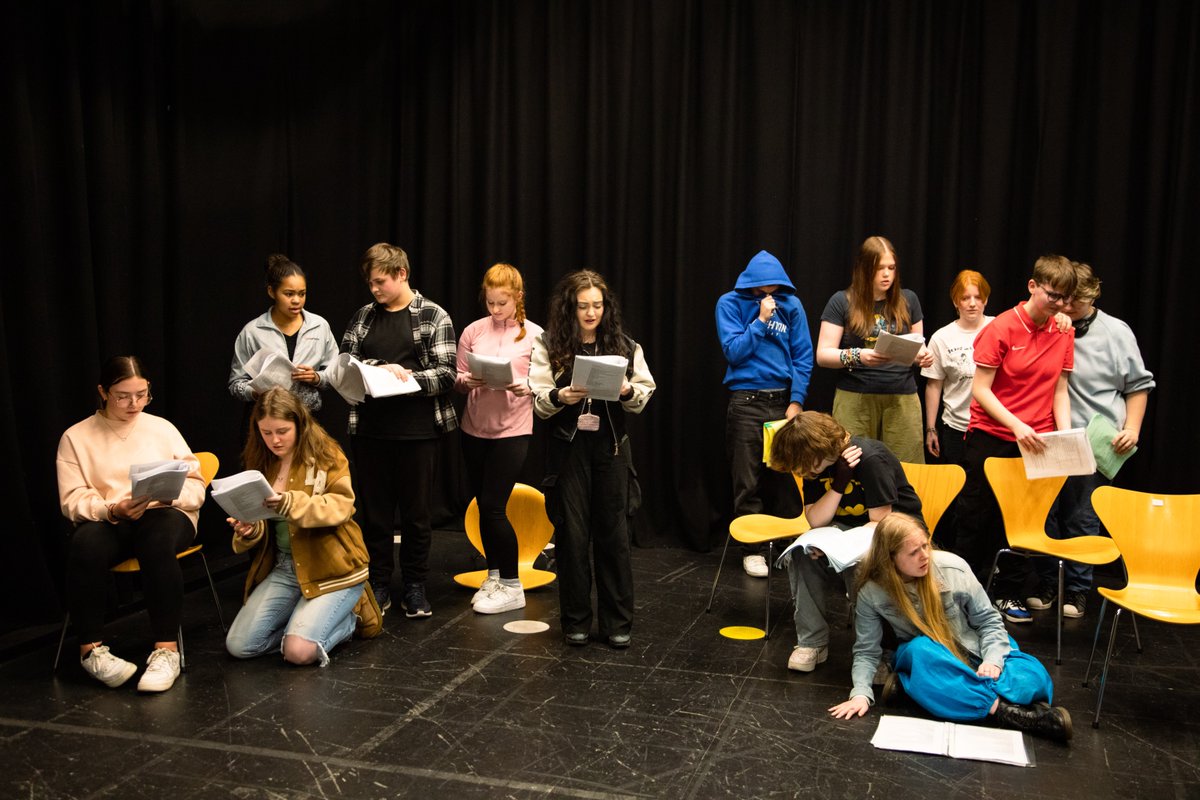 Good luck to our Young Octagon company ahead of their performance of Orchestra tonight – as part of National Theatre Connections programme.
All the participants have worked incredibly hard and are all super talented, and it promises to be a fantastic show. Break a leg everyone!
