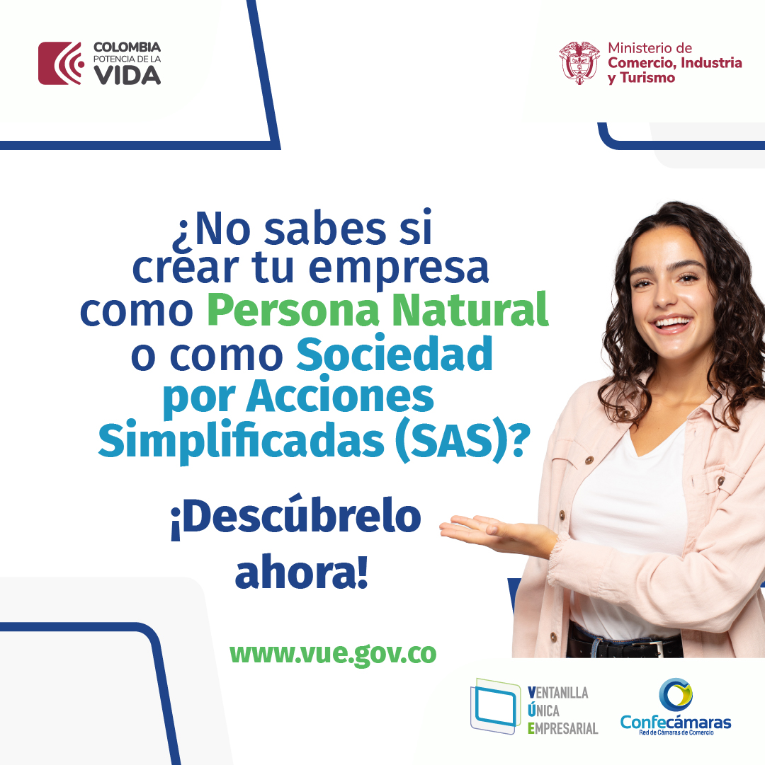 ¡Emprendedores, el camino para crear su empresa se presenta con opciones! 🌟✨ En la Ventanilla Única Empresarial encuentras todos los aspectos que debes tener en cuenta antes de crear o formalizar tu empresa. 🚀💼 Ingresa a: vue.gov.co🌐 #TodoEnLaVUE