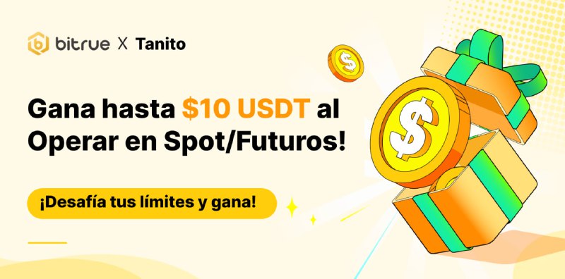 ¡SORTEO de $10 #USDT para 2 GANADORES de MI COMUNIDAD! ¿Como PARTICIPAR? Darle #LIKE y #RT Etiquetar a 2 AMIGOS Seguir a @Bitrue_ES y @TanitoNft Se DARA el GANADOR el 19/4 18Hs Arg 👇Para MAS DETALLES 👇 youtu.be/zXkuHUyxD7M