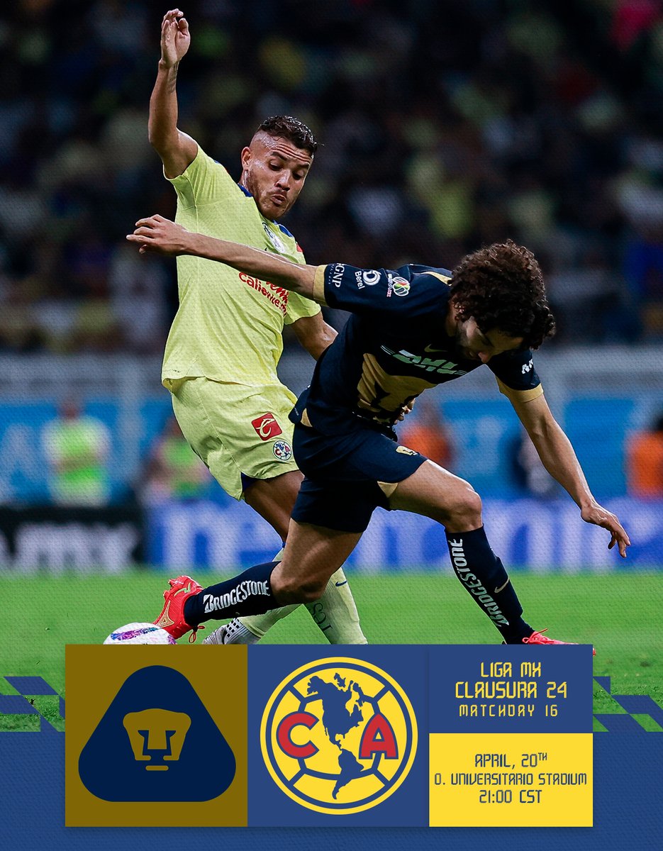 Next match 🦅 🆚 Pumas