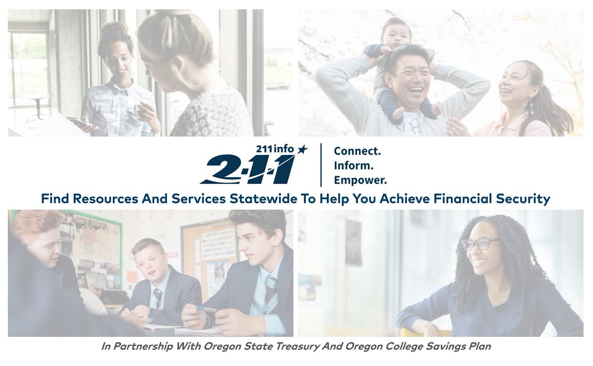 ORSecretaryRead's tweet image. Our newly expanded online financial wellness hub on Oregon’s @211info is free and connects you to an array of counseling, savings, debt consolidation, and low-cost banking programs. Visit 211info.org/financial-well… to discover tools to navigate your finances with confidence!