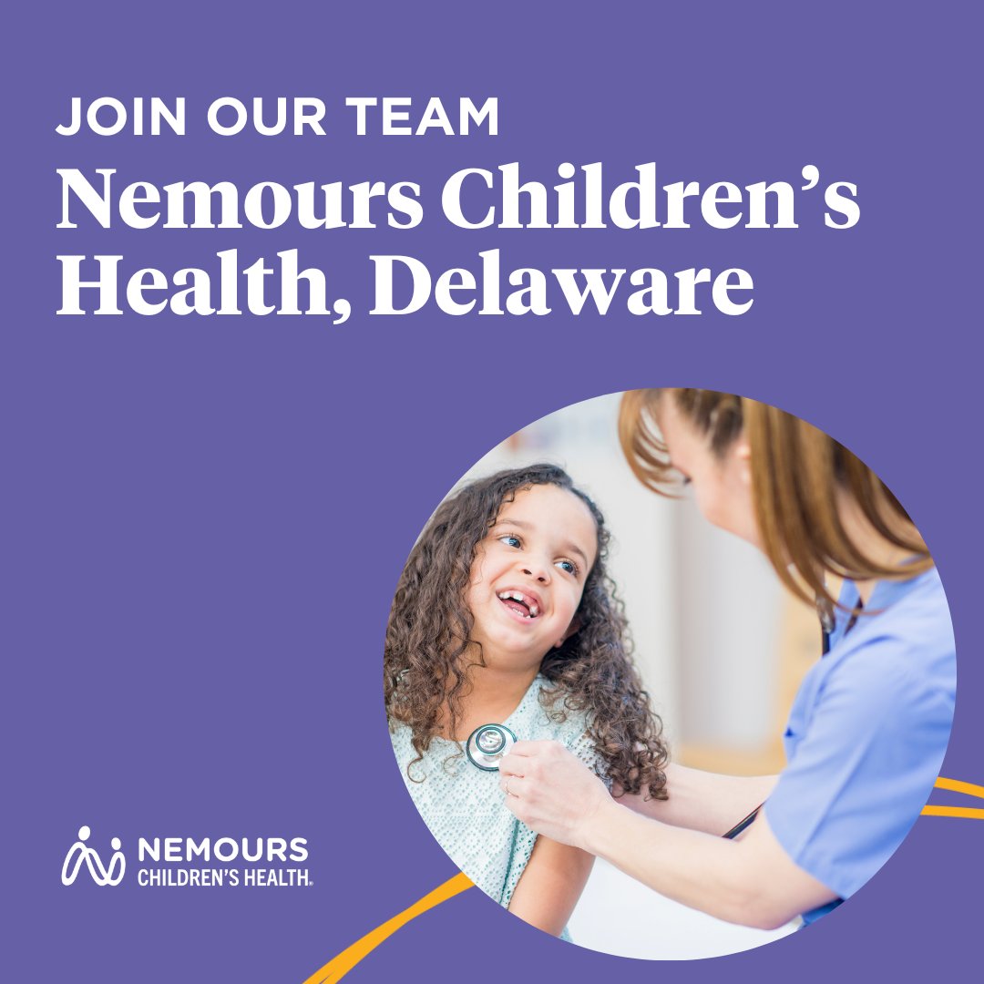 👶🏥 Exciting opportunity for RNs in Wilmington, DE! Join our team at Nemours on the general pediatrics stepdown unit. Full-time positions available with rotating or night shifts. Apply now! bit.ly/3UQXmzK #RN #Pediatrics #HealthcareJobs 🩺