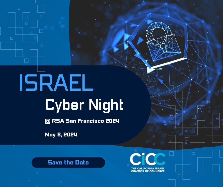 Attend our networking event with Israeli #cybersecurity startups and connect with some of the world's leading innovators in the field. RSVP here: lp.constantcontactpages.com/ev/reg/3ympp72…