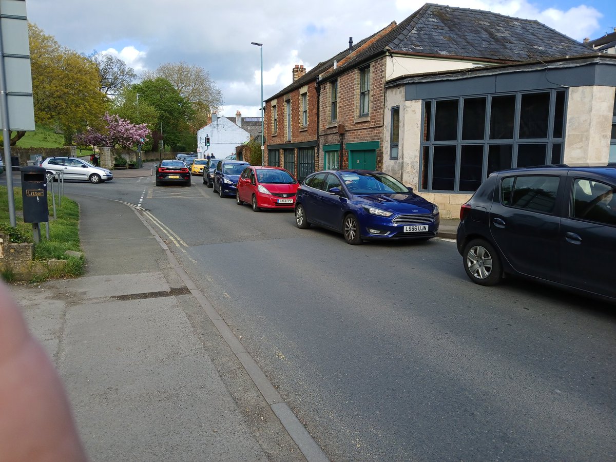 Heavy traffic on Slad Road (going towards Town), Locking Hill, roundabout and Merrywalks just now #AVOID