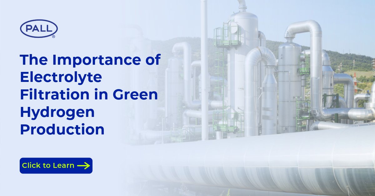 #DYK that filtration and separation are key to making #greenhydrogen a transformational energy source? Learn why: bit.ly/49AYJpV.