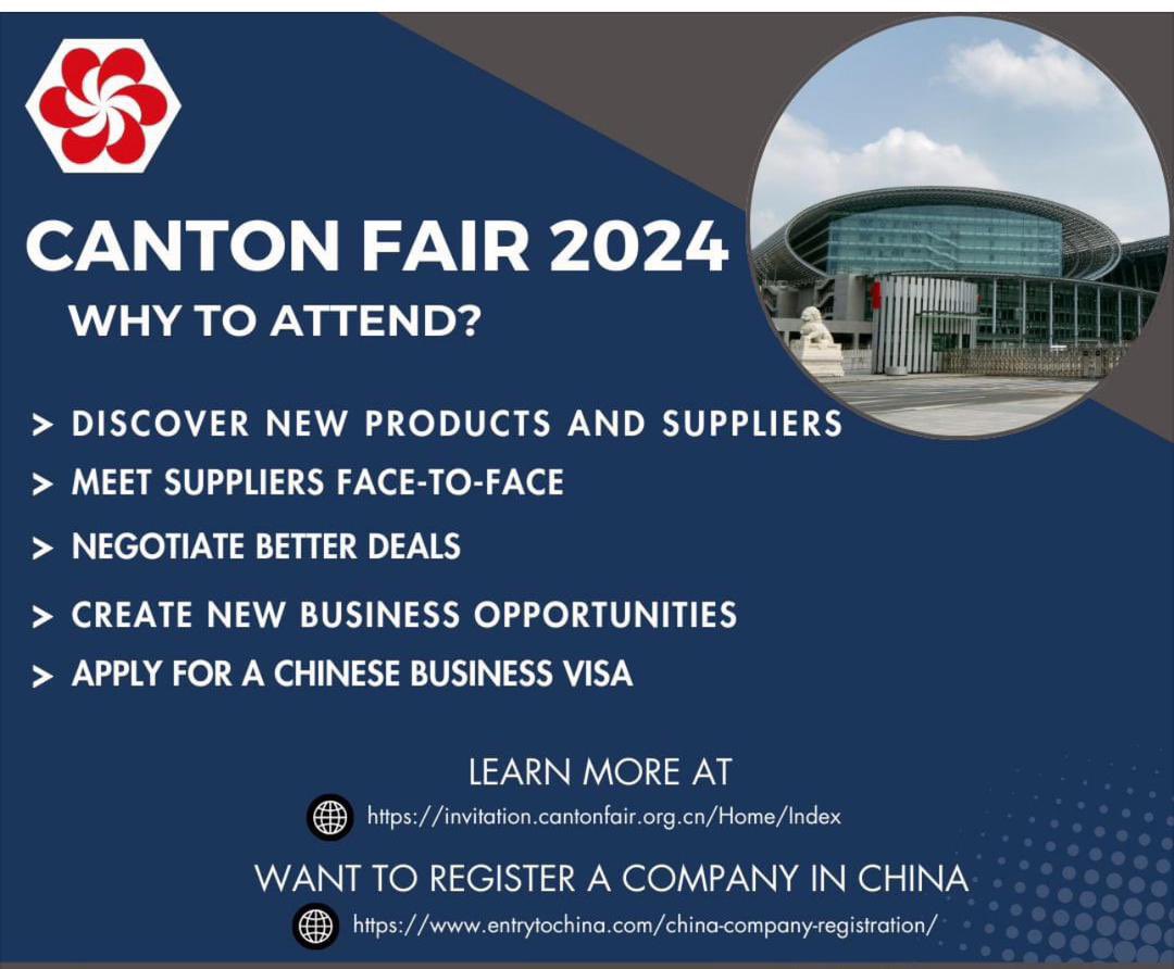 UDAC_China's tweet photo. The Canton Trade Fair starts today 15th April 2024 to 5th May 2024 in Guangzhou City,China . For  Those that haven't been there before , this is a great opportunity to connect with manufacturers directly and , discover new products. You can scan the code and register. https://t.co/4a0oFQdsYf