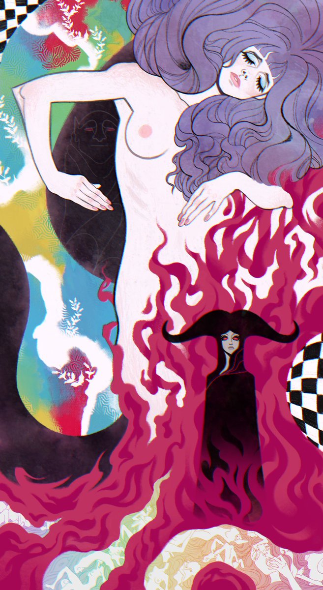 「my name is India and I'm an illustrator 」|Devilwoman Sobstoryのイラスト