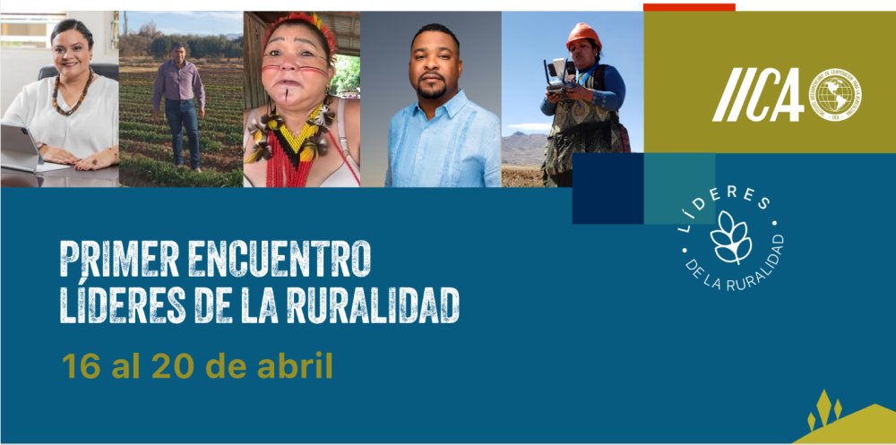 40 líderes y lideresas que producen, cosechan e innovan en varias regiones de América Latina se dan cita en Costa Rica para el Primer Encuentro de Líderes de la Ruralidad @IICANoticias. 🌱Hablarán sobre desarrollo rural, conectividad, asociatividad y más👉 cutt.ly/ow7RWzWL