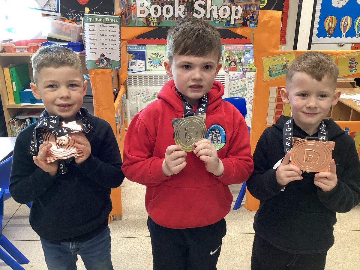 Congratulations to Otto, Albie and Dougie who won these medals at a BJJ competition at the weekend. A fantastic achievement, we’re very proud of you!🏅#Proud
