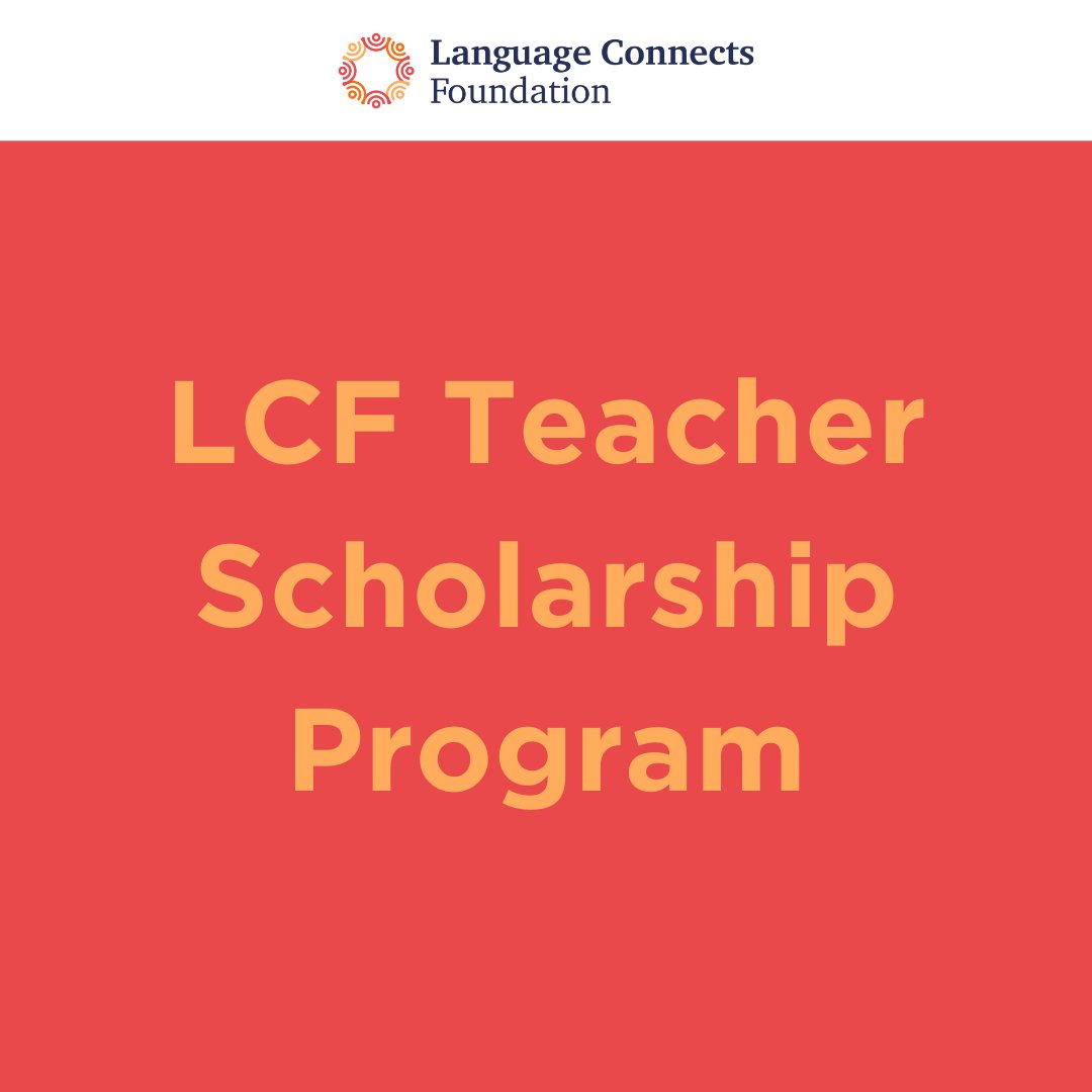 The LCF Teacher Scholarship Program is NOW ACCEPTING applications! Share our program with future educators which grants up to $6K to high school seniors who wish to teach languages. To learn more &amp; apply (by 5/31) visit: bit.ly/3ISwtVG <a href="/ASCAtweets/">ASCA</a> <a href="/EducatorsRising/">Educators Rising</a>