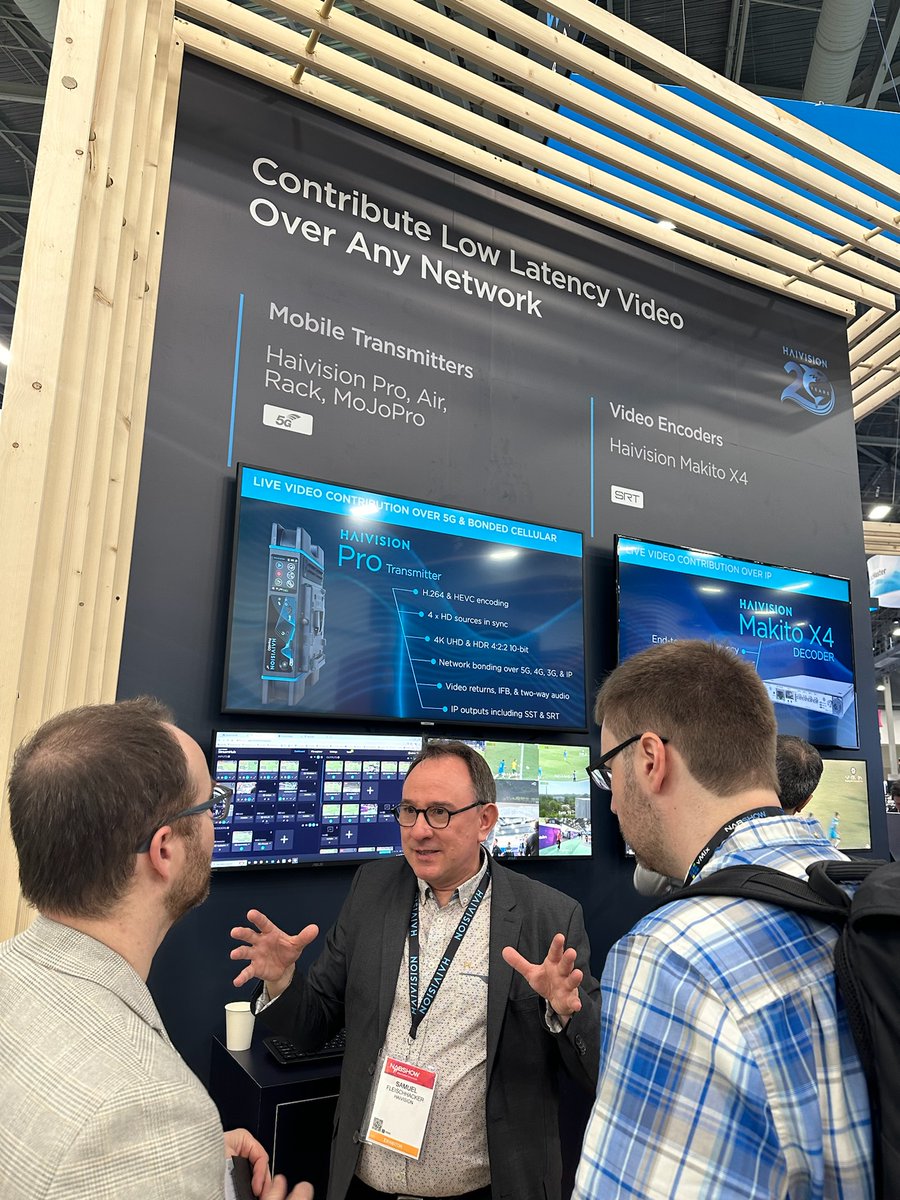 Come see our game-changing #Haivision mobile video transmitters at booth W2612 to learn how they power ultra-low latency live #broadcast contribution over cellular and IP networks from anywhere! Learn more about the #HaivisionPro here: haivision.com/products/pro-m… @NABShow