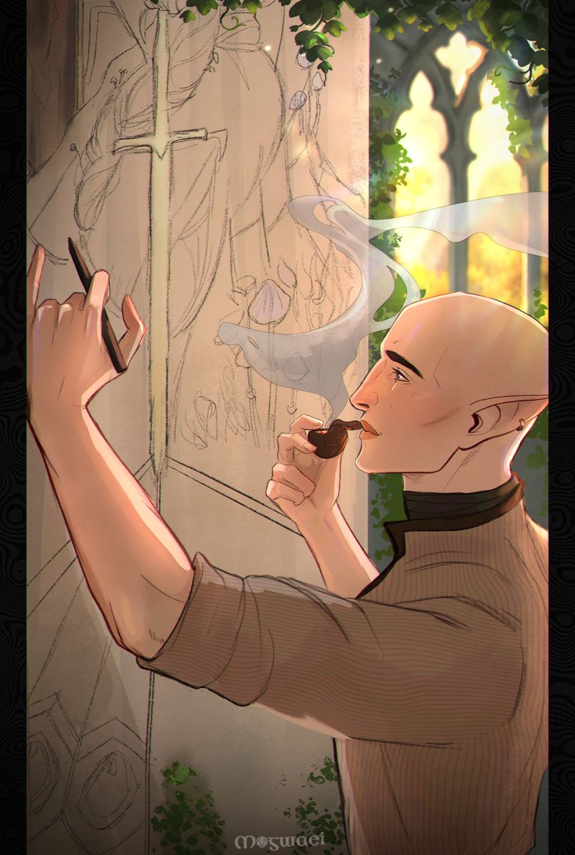 Sketch & Ponder ~ [solas ⚔ maelgwn] #dragonage