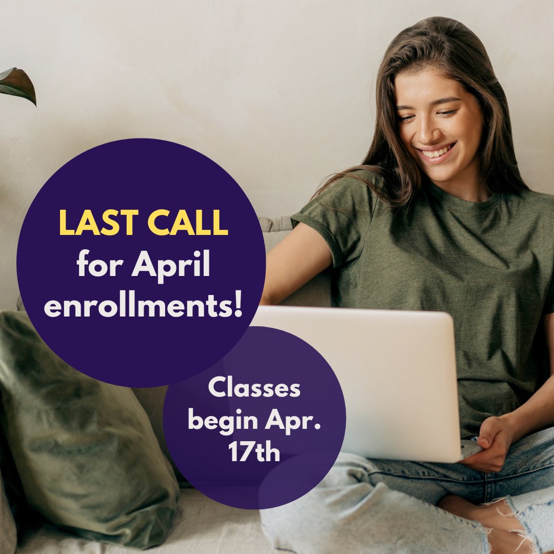 LAST CALL for April enrollments! If you are planning on registering for a Fundamentals eLearning course, please register now! Classes for April begin April 17th (THIS Wednesday).

Register here: tarleton.edu/extensioned/fu…