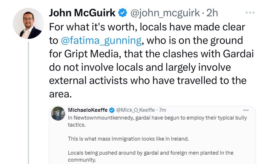 If you live in an Irish town and you have concerns about migrants being housed there, please don’t let the far right racists infiltrate your protest because if they do your protest will lose all credibility. Keep The Irish Freedom Party and The National Party away.