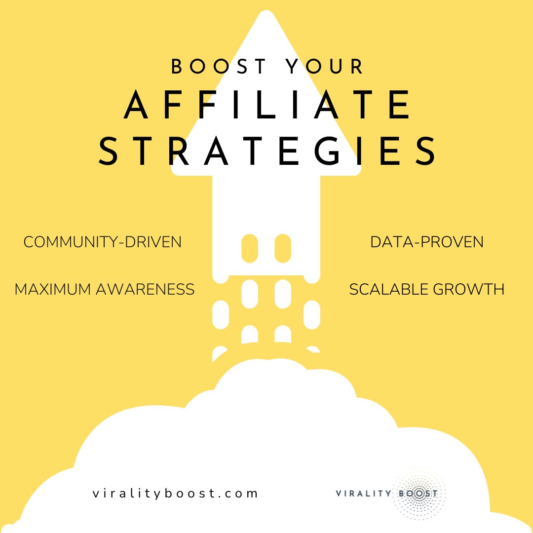 Looking to take your affiliate game to new heights? Discover top-tier tactics that not only improve awareness but also skyrocket your affiliate program's ROAS. Time to thrive in growth! #ViralityBoost #ViralityVibes