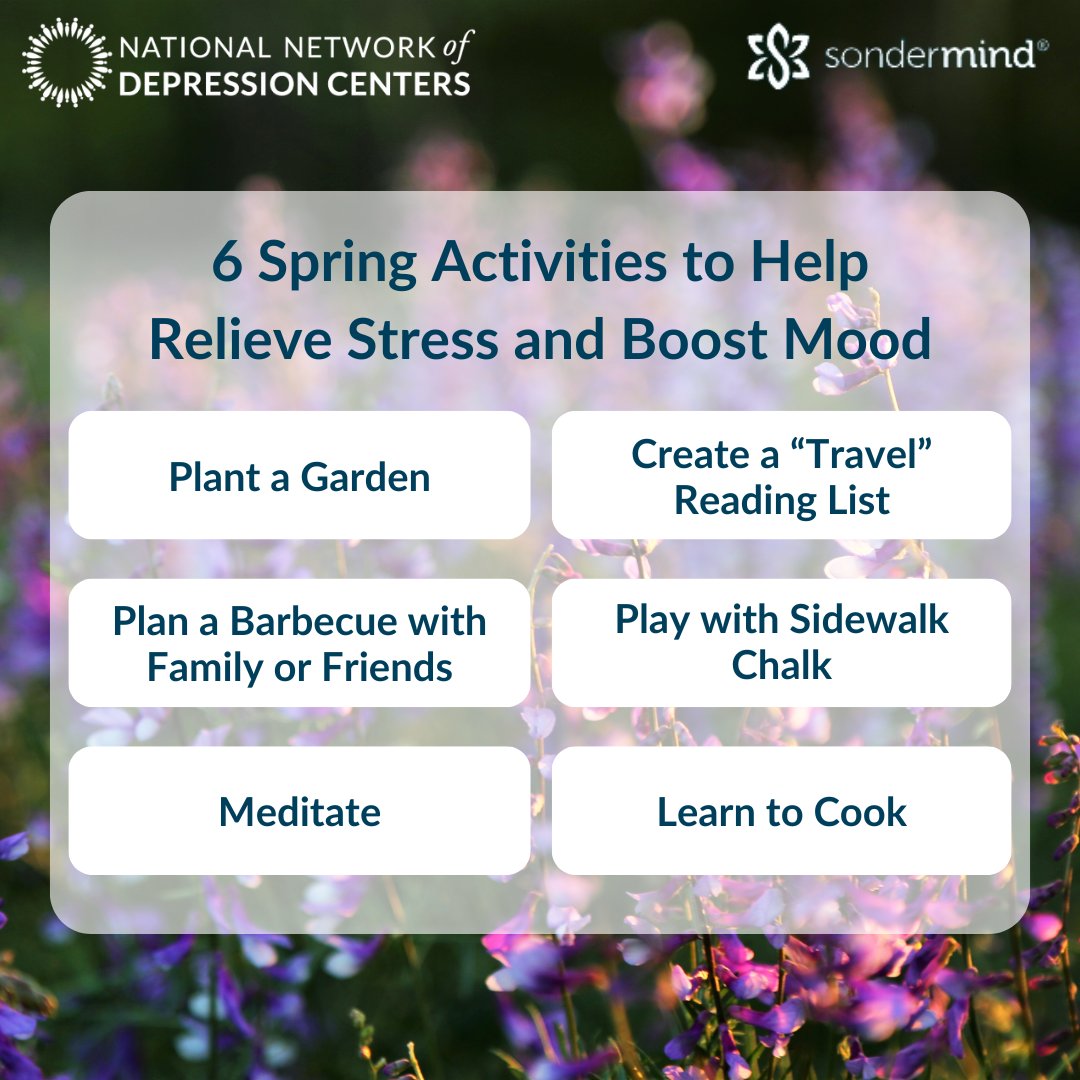 6 Spring Activities to Help Relieve Stress and Boost Mood 🌿🌷🌼🌸🌻🌞🪺