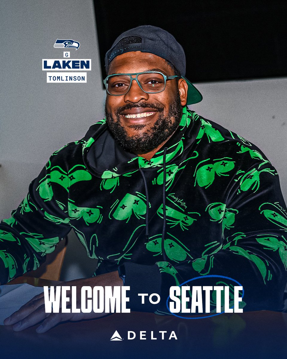 Welcome to Seattle, @laken77! 🙌 #GoHawks x @Delta