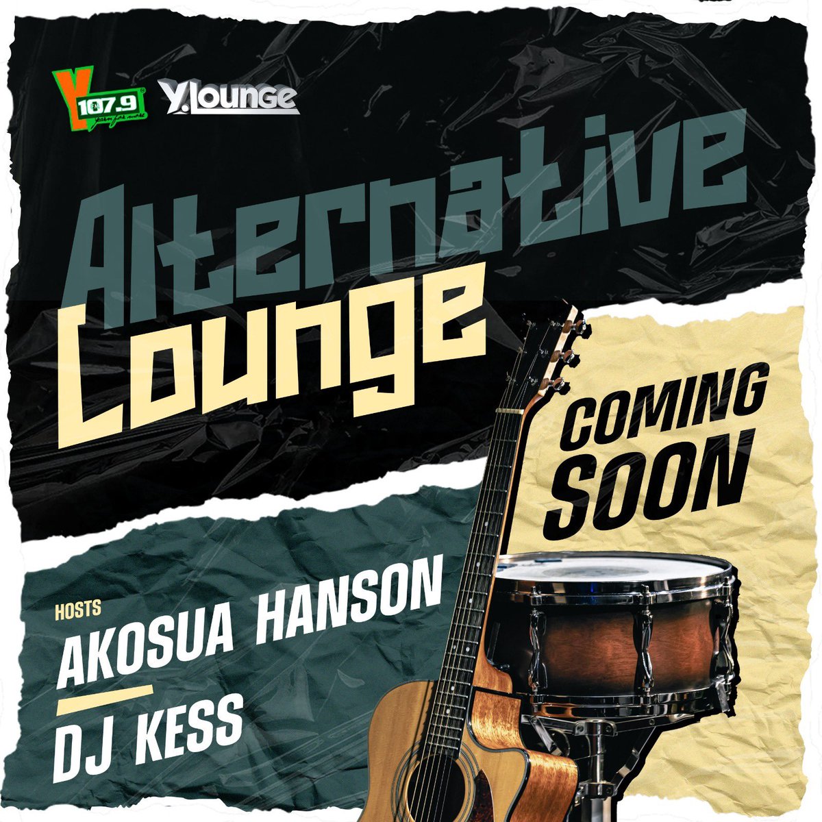 . @AkosuaHanson on & @DjKessGh are taking the stage for the live edition of the Alternative Lounge event! 🥳 Get ready to be blown away by live performances from some of your favorite artists! #YFMNXTLVL #alternativelounge #altelounge #altemusic #livemusic