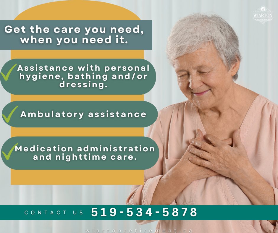 WiartonR's tweet photo. We offer 24 hr/day on call nursing support and an RN that completes your intake assessment and designs your medication care plan within two days of your arrival.
#RetirementLiving #CareAndComfort #wiarton #wiartonretirementresidence #retirement #seniorliving #retirementliving https://t.co/JJWBGbedKv