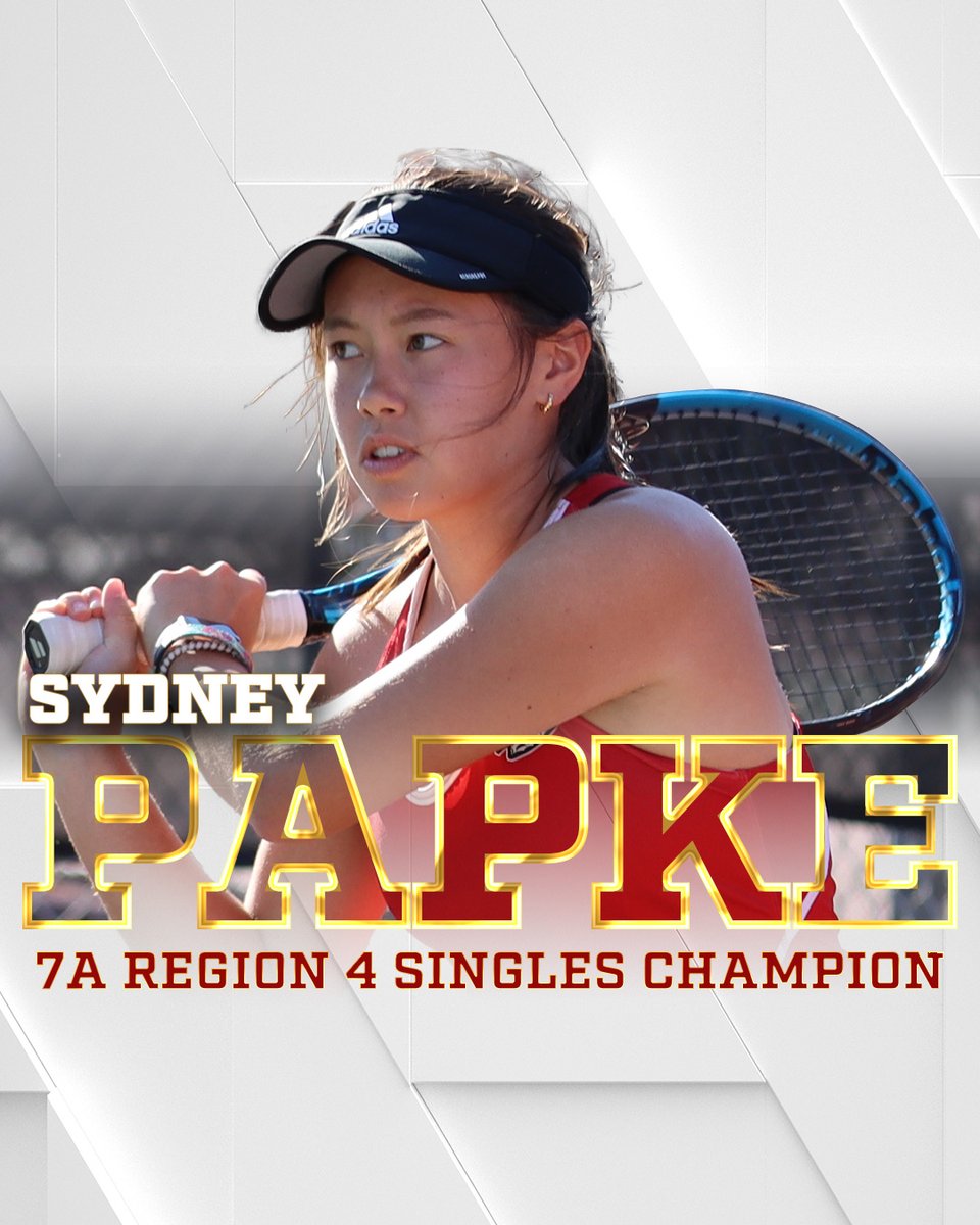 7A Region 4 Singles Champion, Sydney Papke! 🥇

#BlxIndianNation | #OneTribe