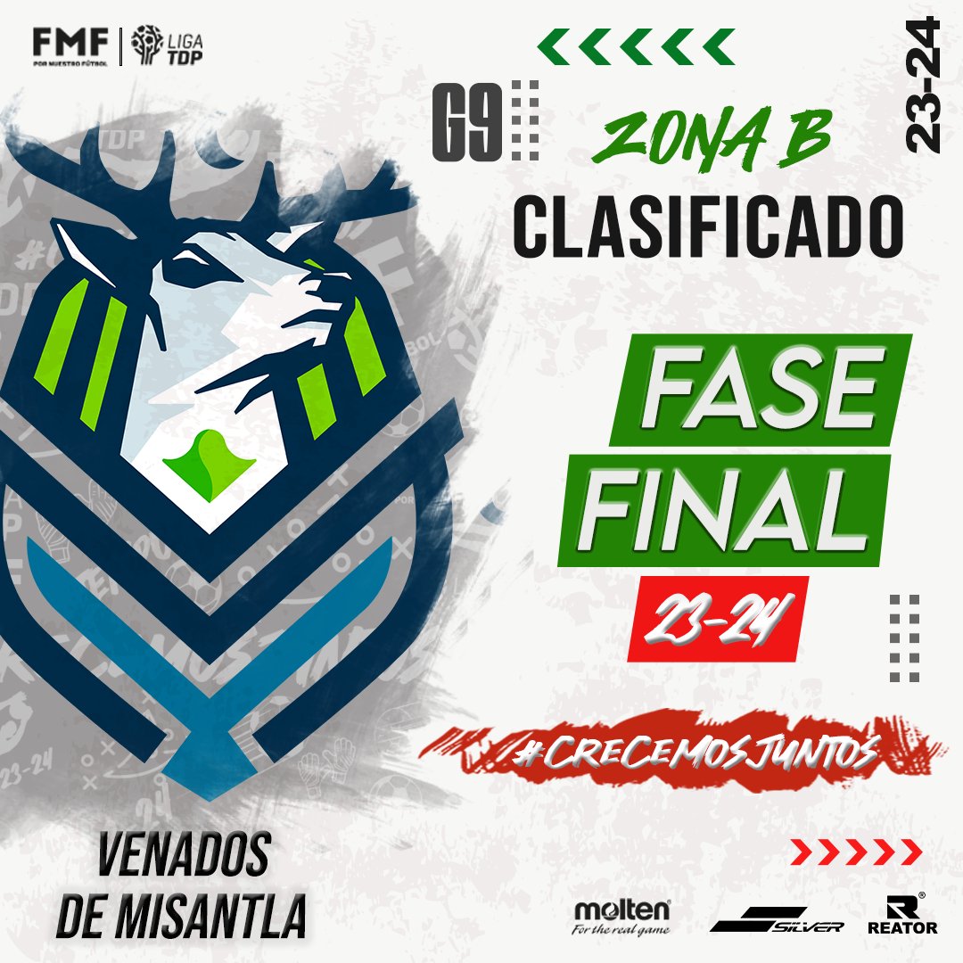 ¡EN ✨LIGUILLA✨! 🦌💙 Desde Veracruz, llega Venados de Misantla FC a la fiesta de la División... ¿READY? 🫡 #LigaTDP #CrecemosJuntos #FMF