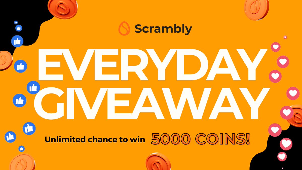 Daily Contest Alert! 🌟 

Win 5,000 coins every weekday until month-end. 📆   Look for posts with a coin sign, repost it, and you're in the draw! 

Winners announced the next day. 🎉 Weekends off.   Ready to win? Comment now!