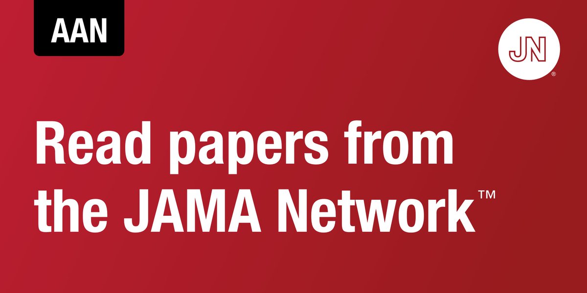 Attending #AANAM? Check out our page created for attendees. Get recent articles and podcasts, and get information on submitting your manuscripts to JAMA Neurology or our other Network journals ja.ma/49OnpeV