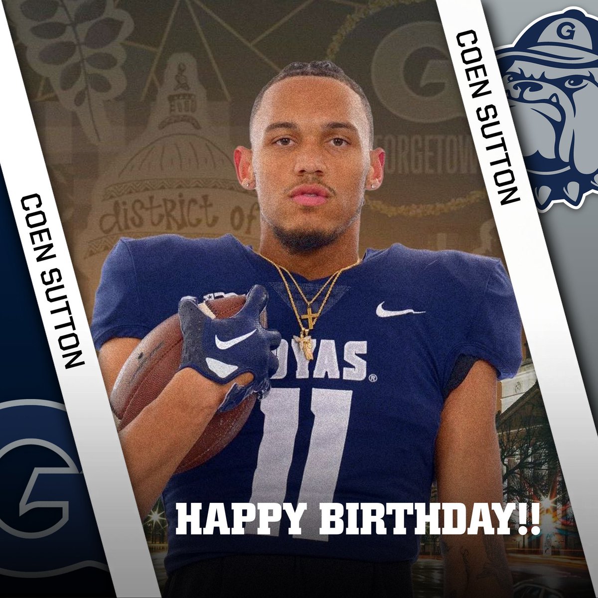 Happy Birthday to Hoya WR @CoenSutton!! 🎉🎂🥳