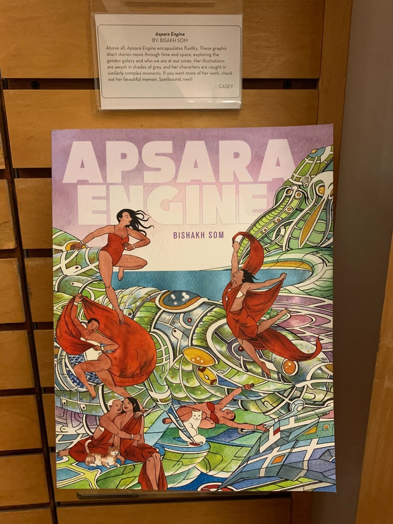 It's been four years since Bishakh Som's APSARA ENGINE first hit shelves in April 2020! Let's show some love for Bishakh + this delightfully eerie collection 'A testament to how trans experiences can teach us entirely new ways of imagining our humanity.' —NPR