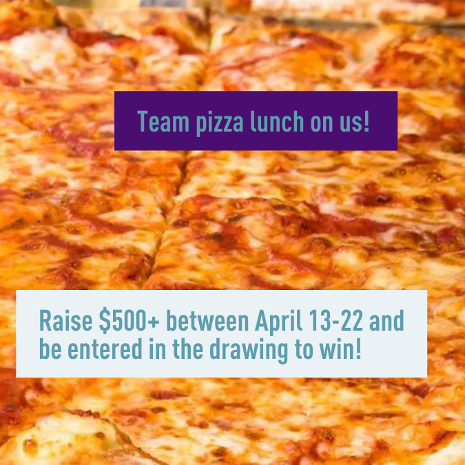 What could make for a better day than your team participating in the biggest PanCAN event of the season with a walk along Boston Harbor, finishing with pizza for the team as you end our day of gratitude🍕? The winning team will be announced on April 23💜! #pancanpurplestride
